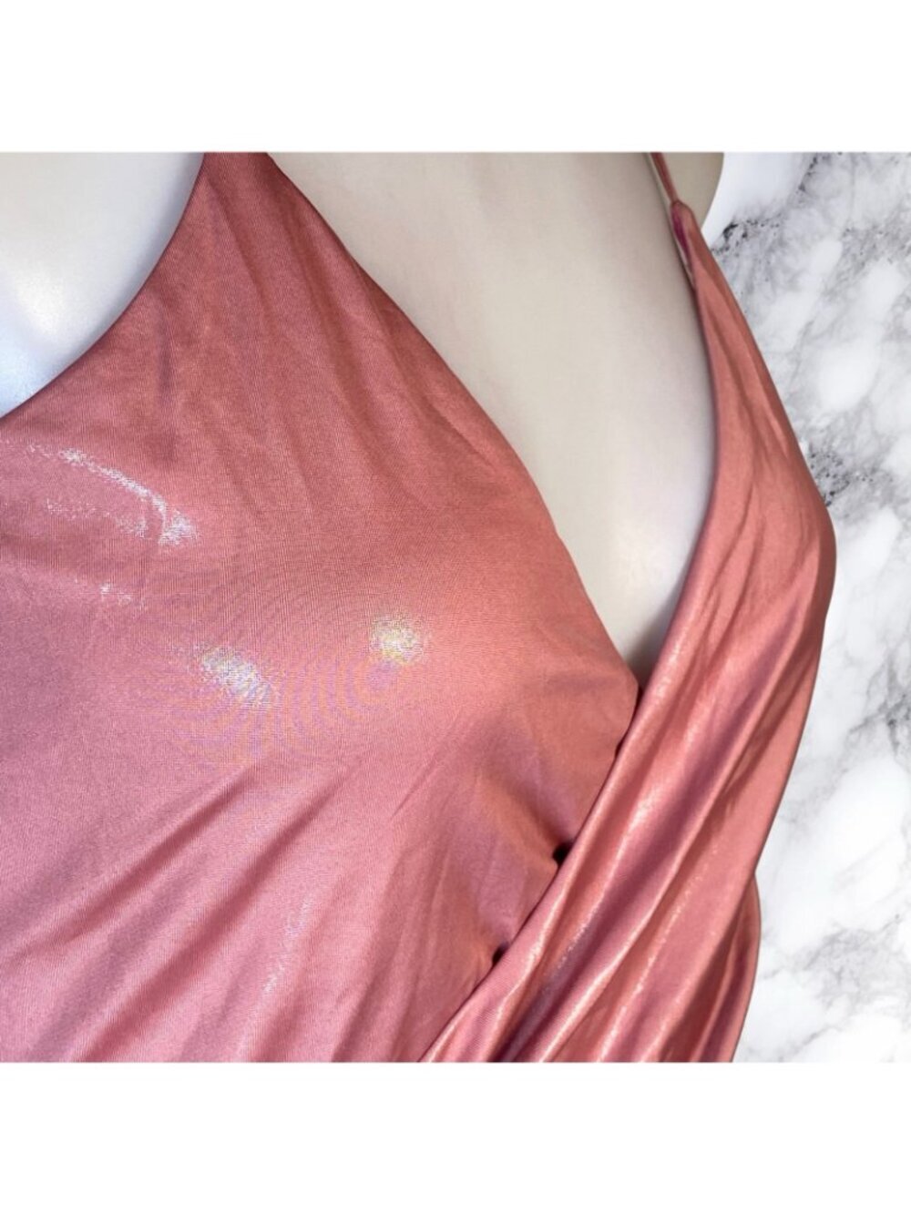 NBD Anjel Ruffle Maxi Dress in Blush Pink - Picture 10 of 12